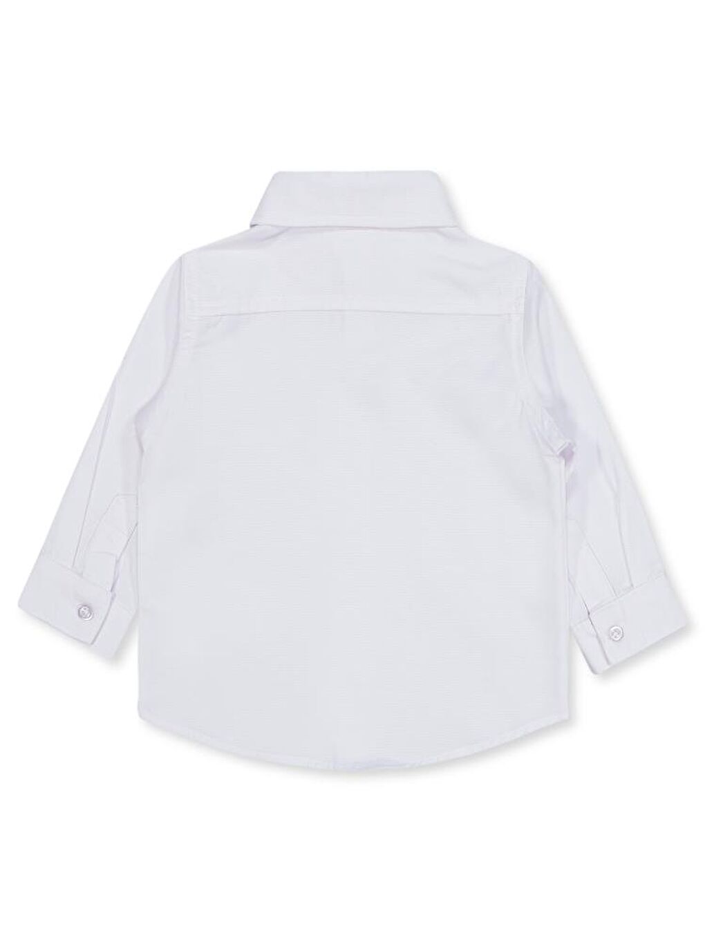 Baby Dinozor Nakışlı 6-18 Ay Gömlek - Beyaz 9-12 Ay-1