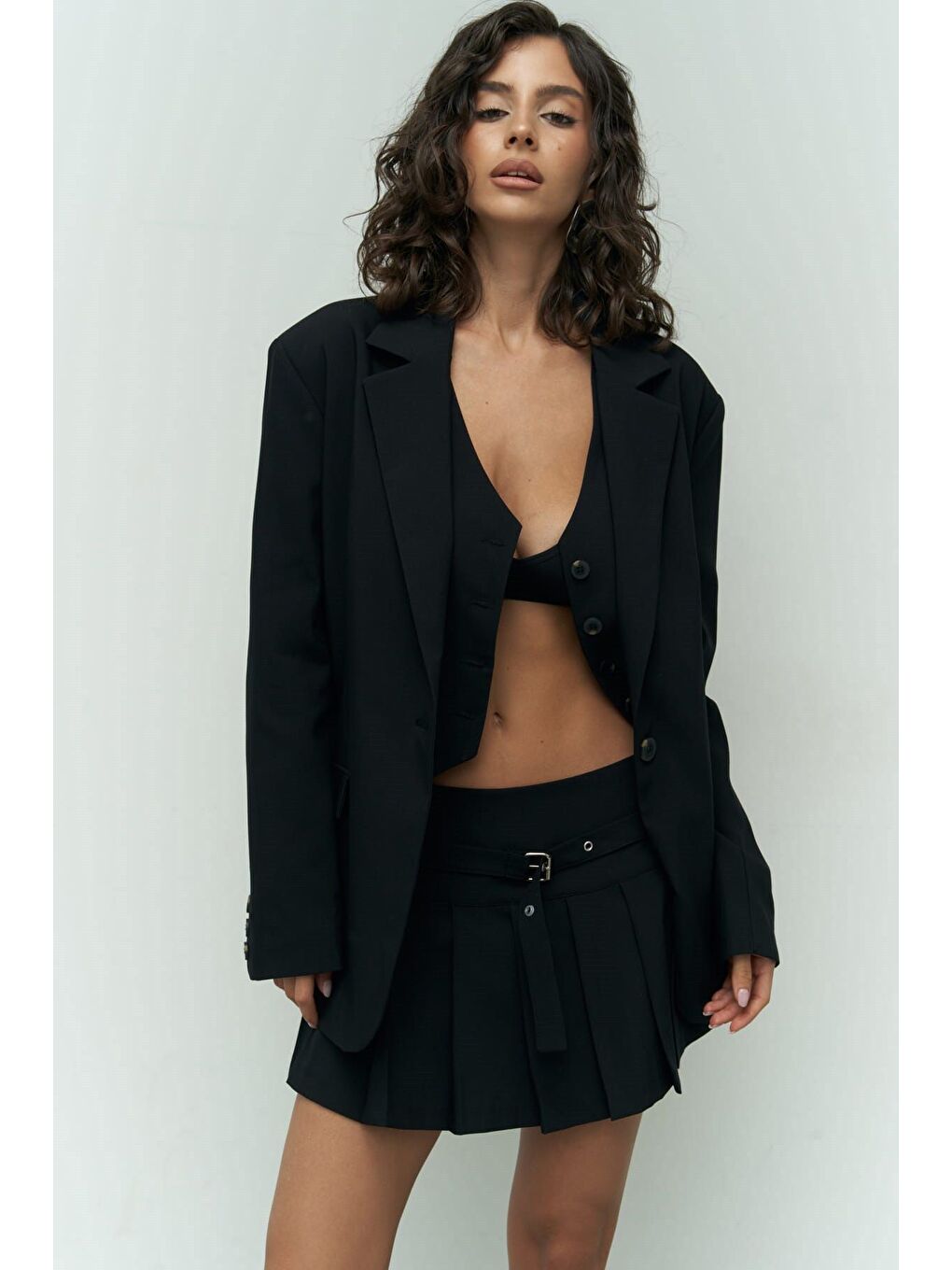 Pietro Yelekli Siyah Blazer-6