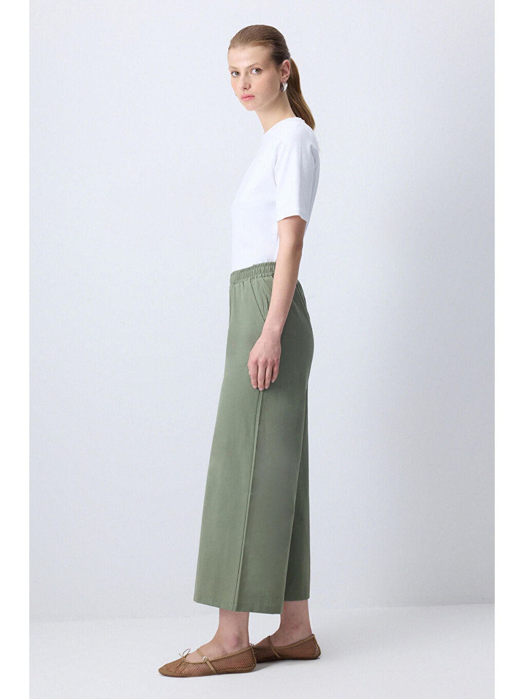 Haki Relax Fıt Pantolon-2