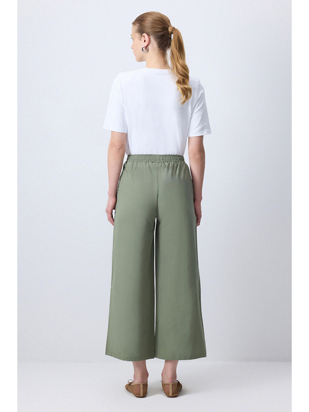 Haki Relax Fıt Pantolon-3