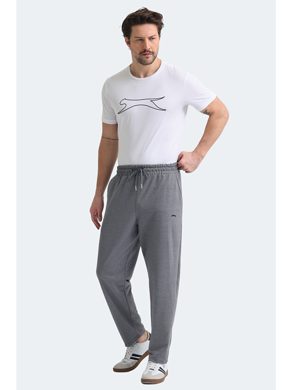 MAKE Erkek Koyu Gri Eşofman Altı-1