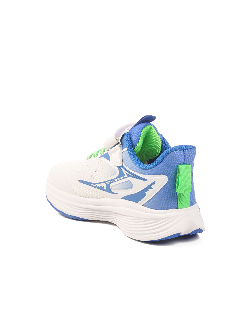 Mavi Saks Cırtlı Fileli Hafif Esnek Erkek Çocuk Spor Ayakkabı Silva F-3