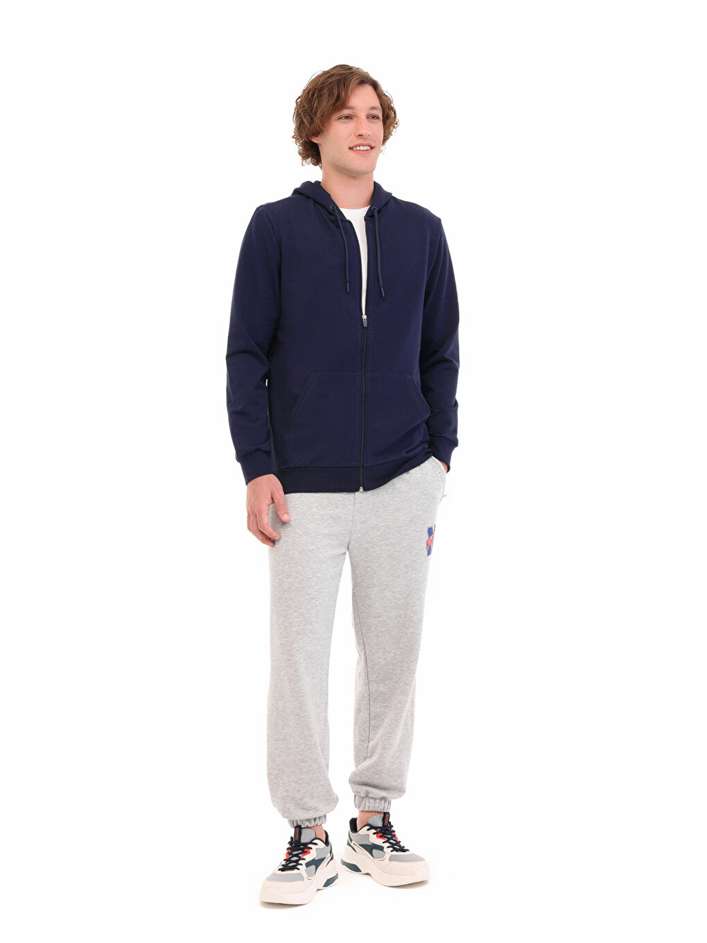 MB 18SN87 5PR Lacivert Erkek Eşofman Üstü-2