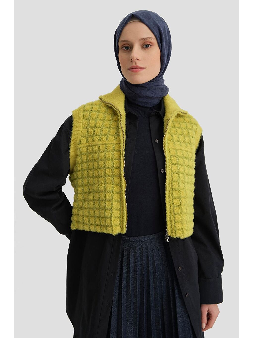 Süveter 24Kd2802 Yeşil-3