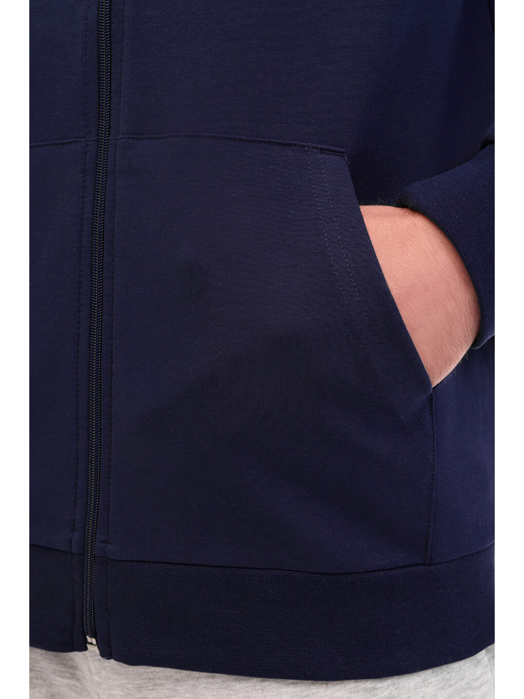 MB 18SN87 5PR Lacivert Erkek Eşofman Üstü-3