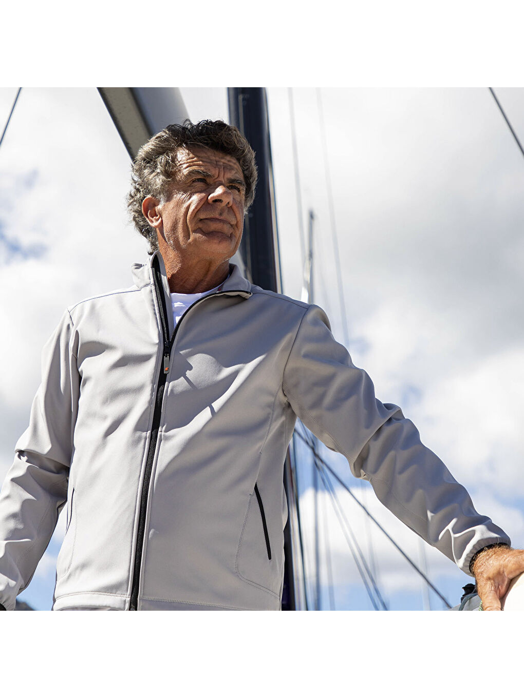 Act Softshell Erkek Gri Ceket-6