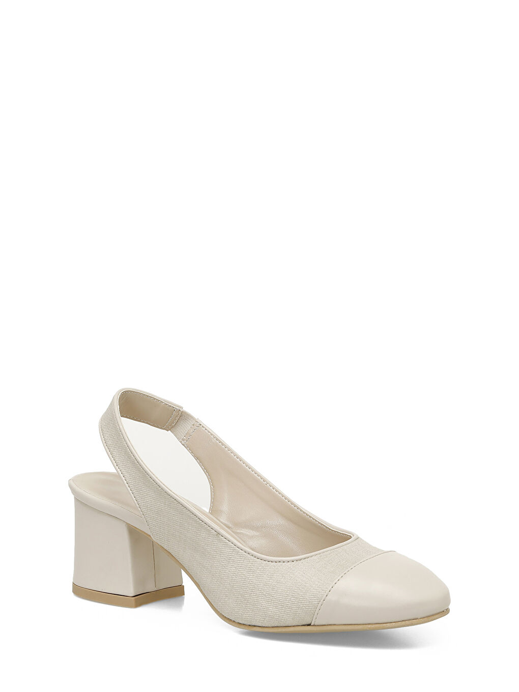 325020.Z 5FX Bej Kadın Topuklu Ayakkabı-1