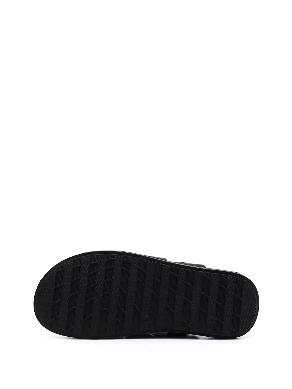 Siyah Erkek SİYAH Hakiki Deri Comfort Sandalet-4