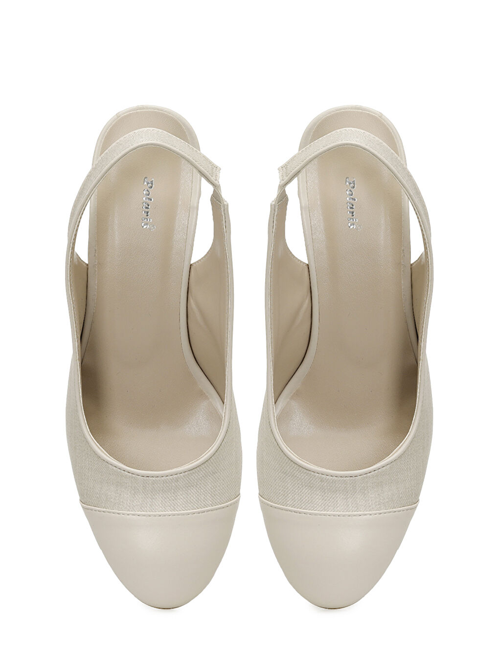 325020.Z 5FX Bej Kadın Topuklu Ayakkabı-3