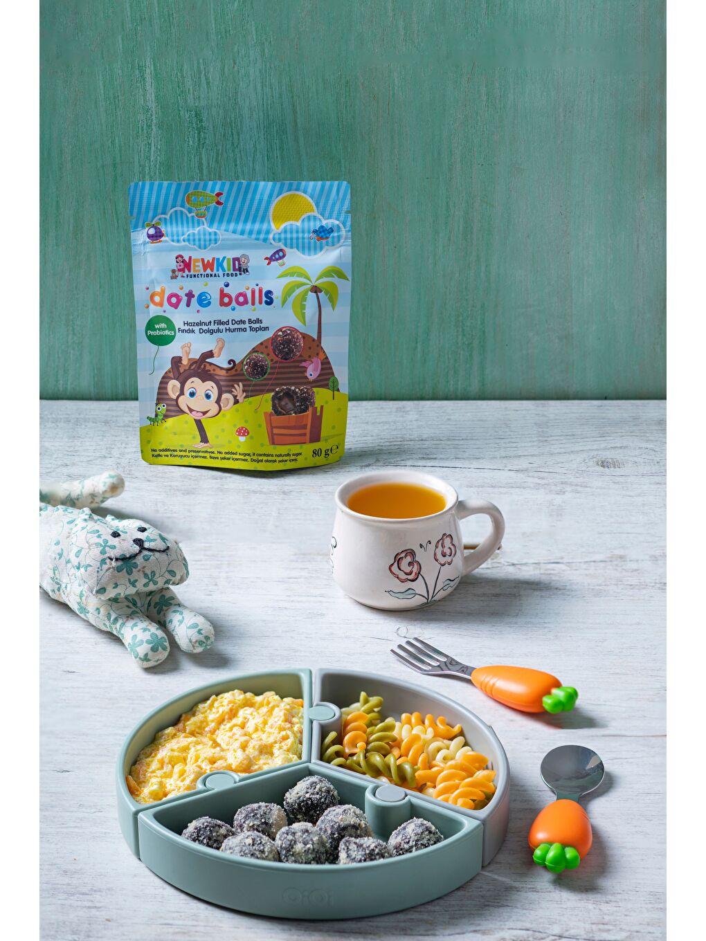 New Kid Fındık Dolgulu Hurma Topları 80 g - 3
