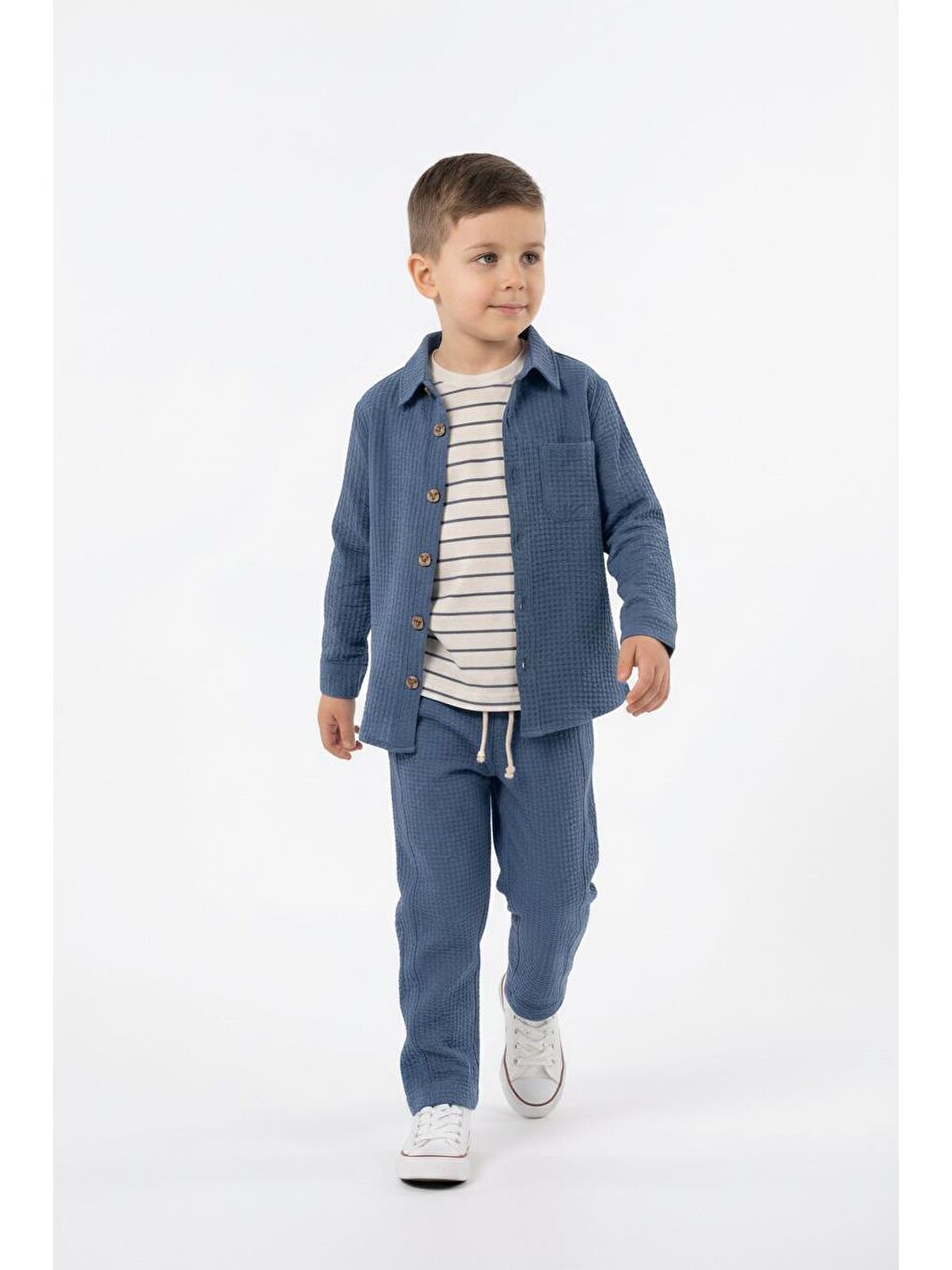 İndigo Mevsimlik Casual 3lü Takım-3