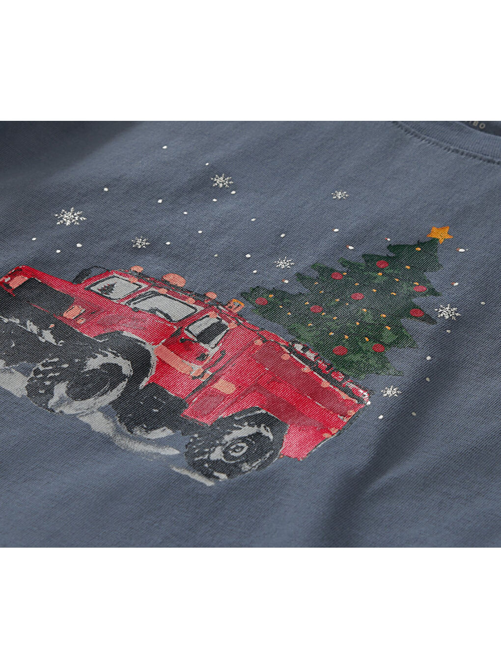 Lacivert Erkek Çocuk Tişört, Uzun Kol, 2li-5