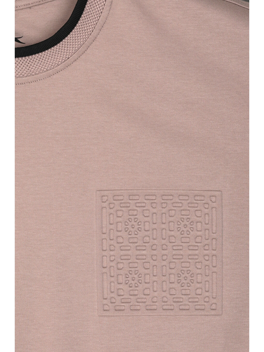 Kahverengi ZAVIER Erkek Pamuklu Kahve Tişört-1