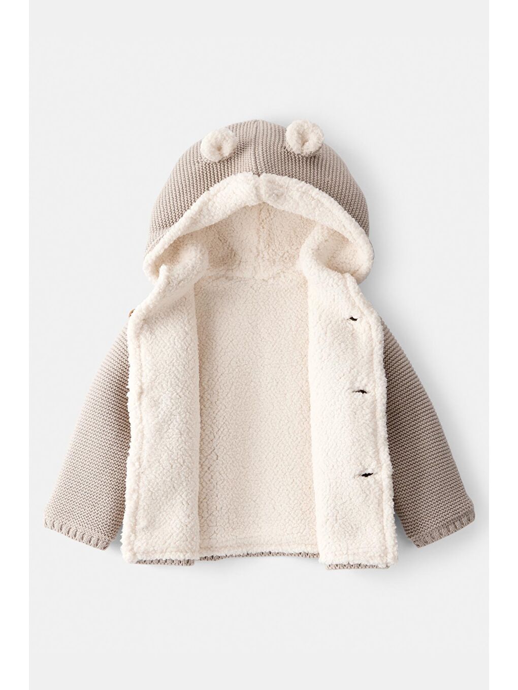 Bebek Bebek Gri Hırka-1