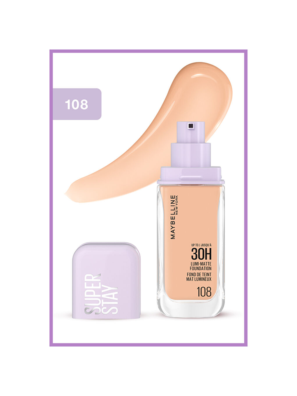 Super Stay Lumi Matte Fondöten - 108-1