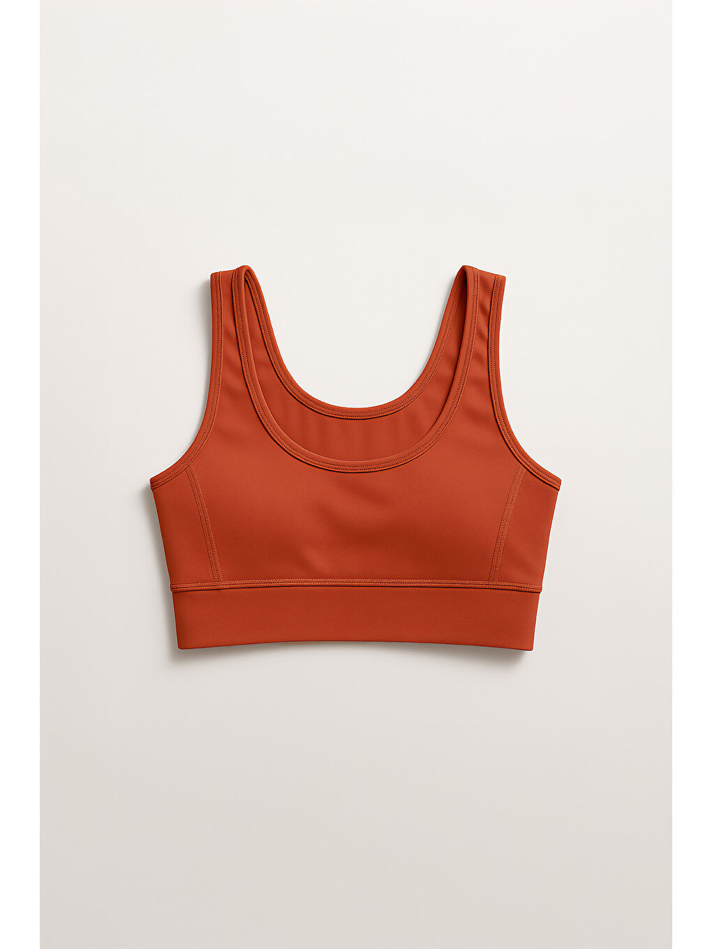 Kahverengi Kalın Askılı Toparlayıcı Spor Büstiyer-2