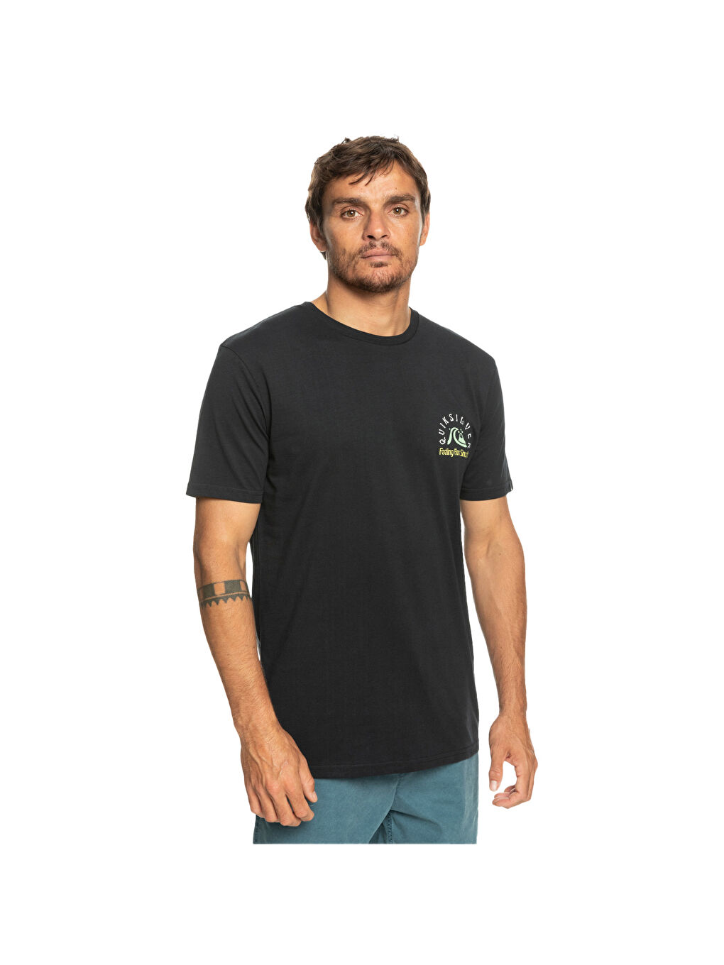 Originalbarrel Erkek Siyah Tişört-1