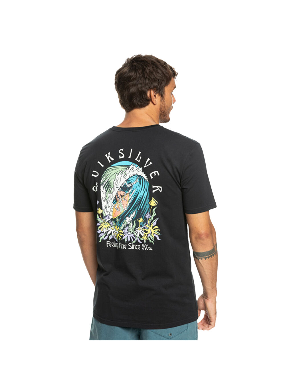 Originalbarrel Erkek Siyah Tişört-2