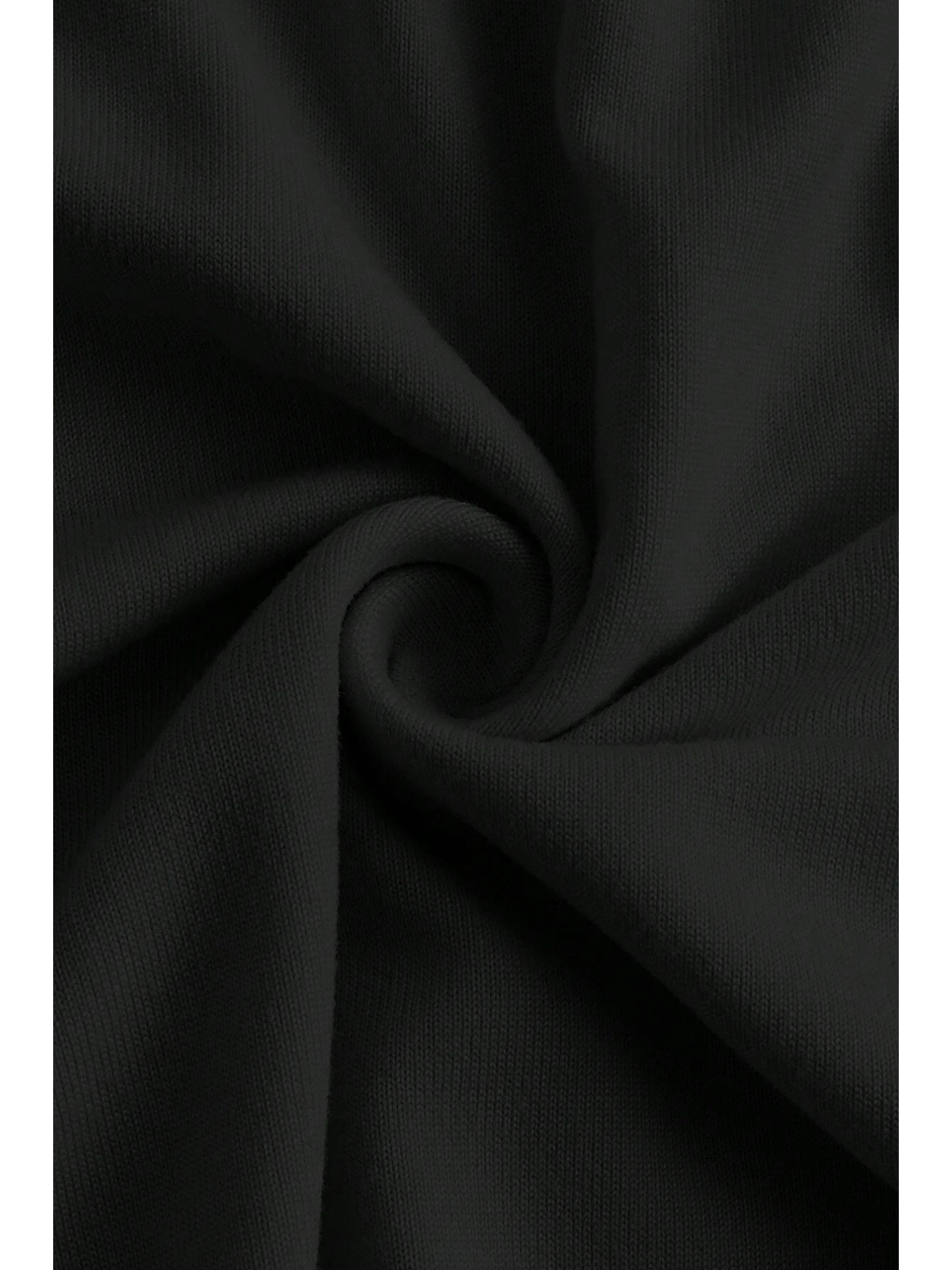 Kadın Siyah Elastanlı Drapeli Uzun İspanyol Kollu Crop Bluz-3