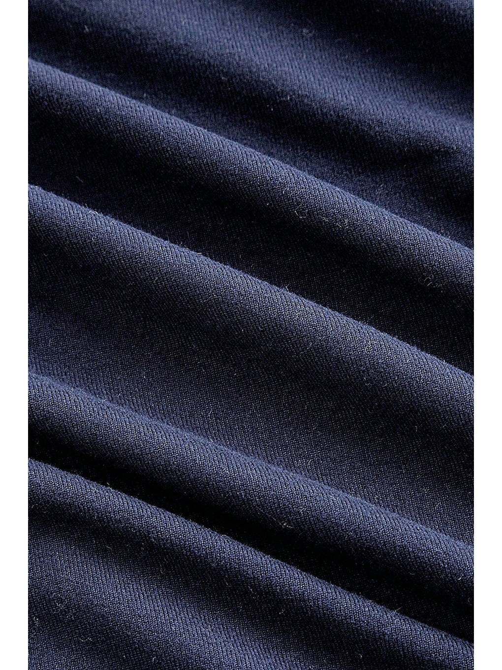 Kadın Lacivert Elastanlı Drapeli Uzun İspanyol Kollu Crop Bluz-3