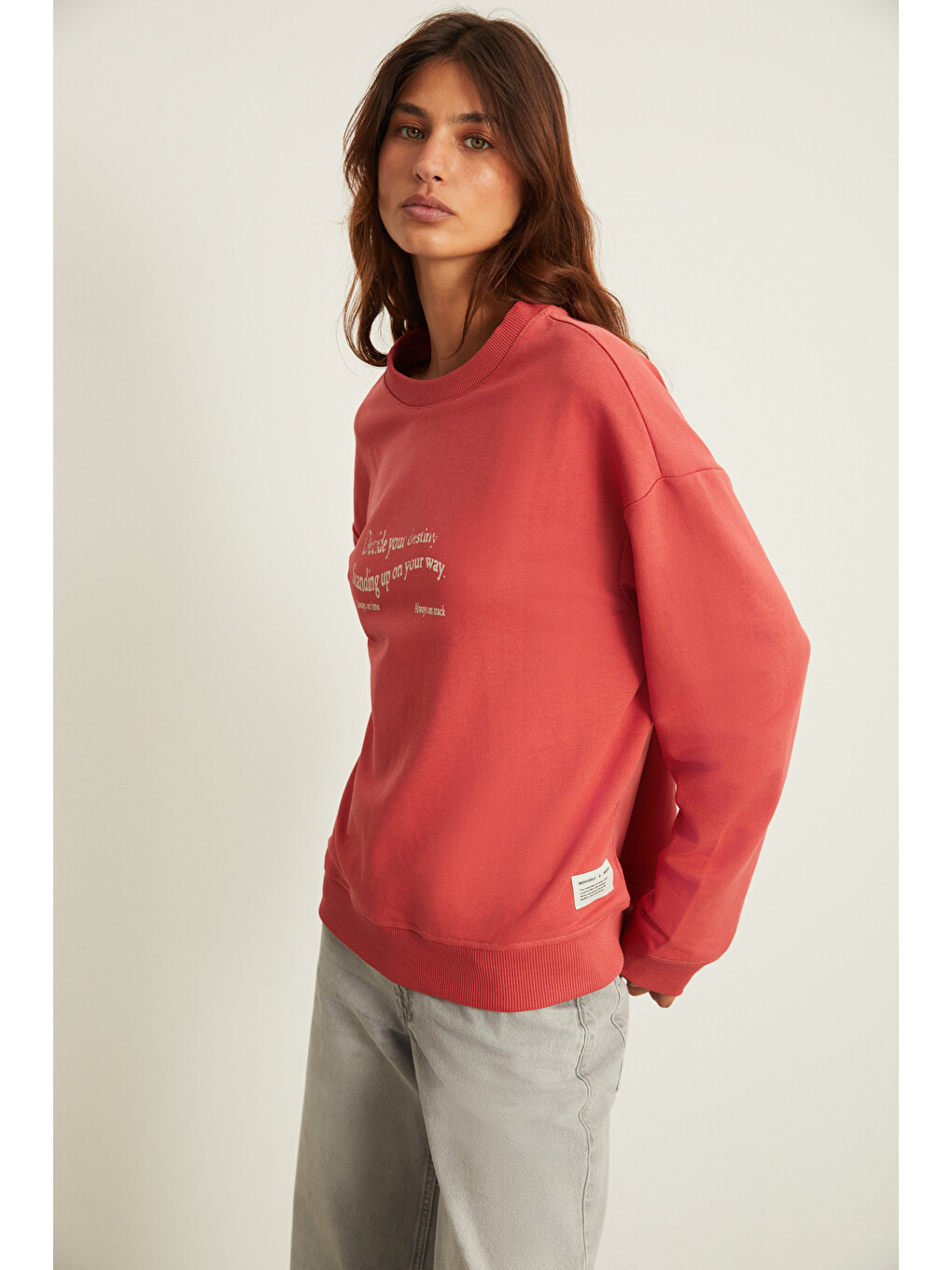 Ronja Kadın Kırmızı Sweatshirt-1