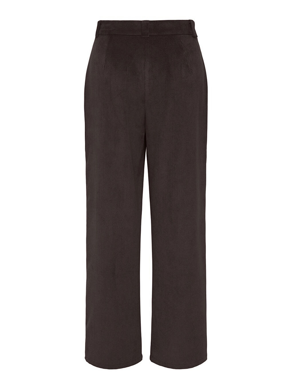 Kahverengi Onlhanna Kadife Relaxed Fit Yüksek Bel Kadın Pantolon 15353641-1