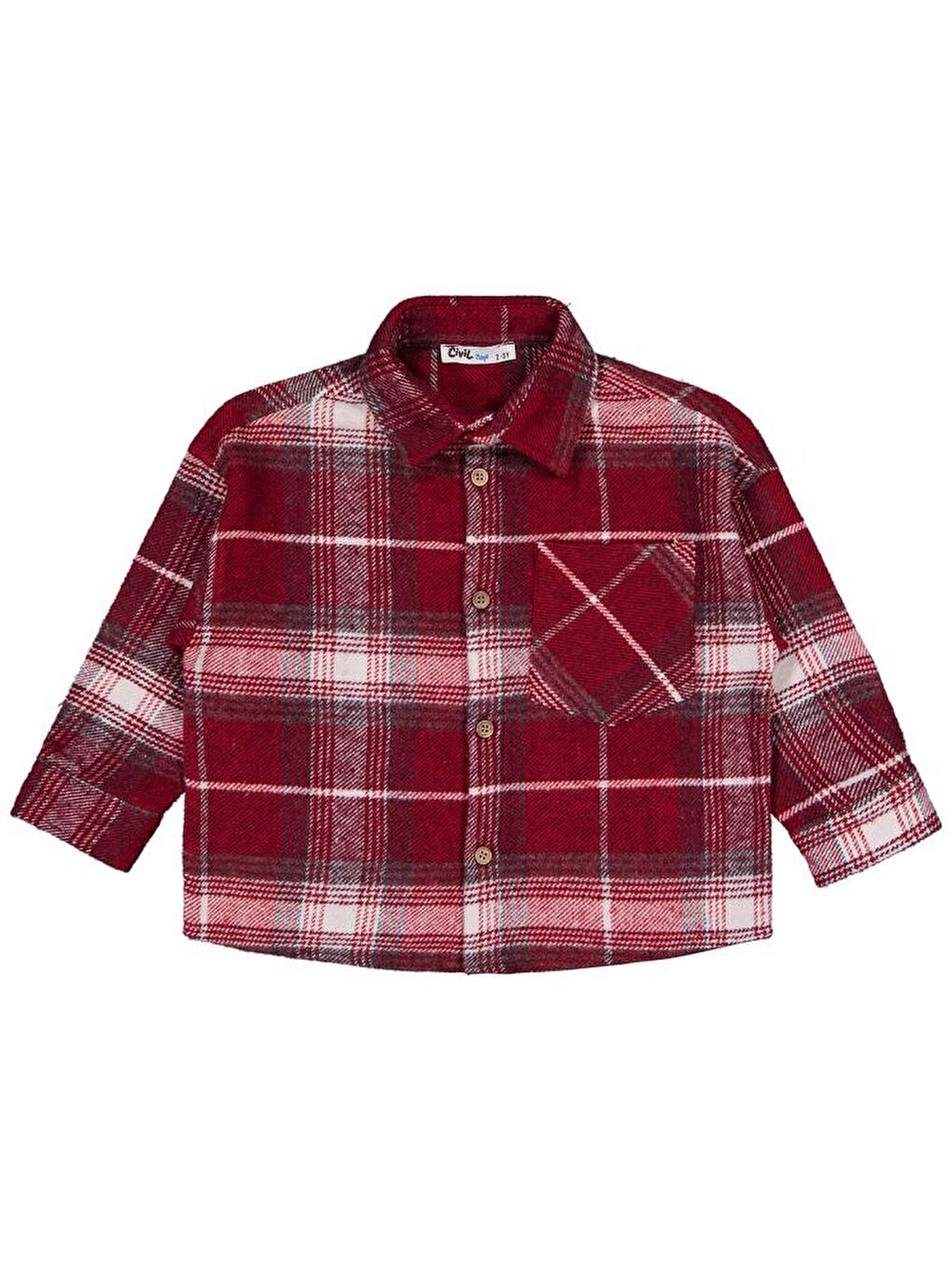 Boys New York Baskılı 2-5 Yaş Gömlek - Kırmızı 4-5 Yaş