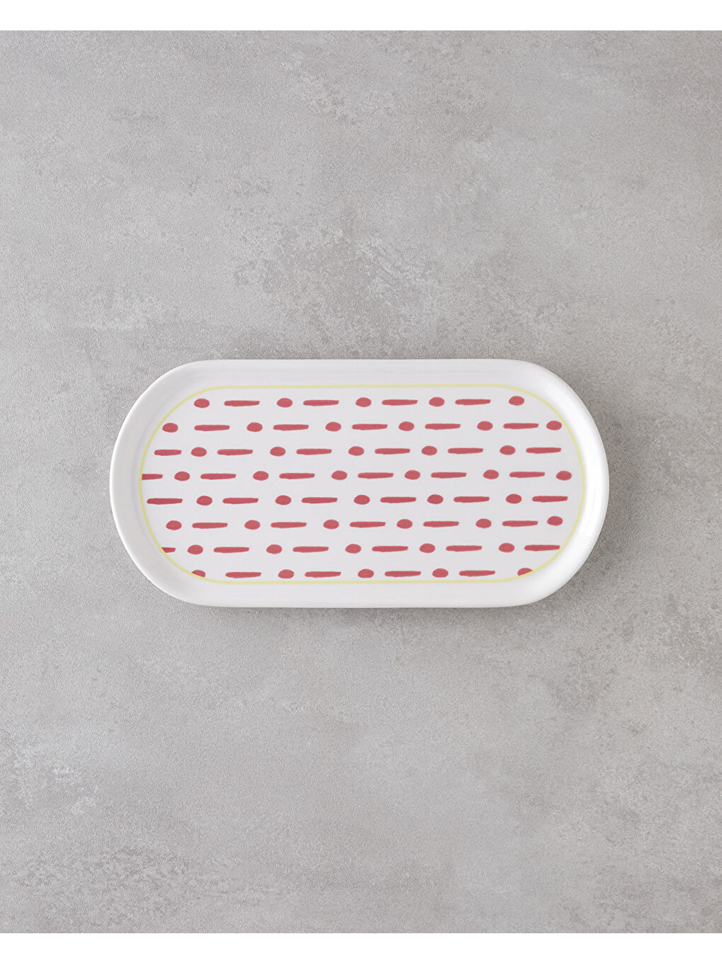 Fusion Seramik Kayık Tabak 27 cm Pembe