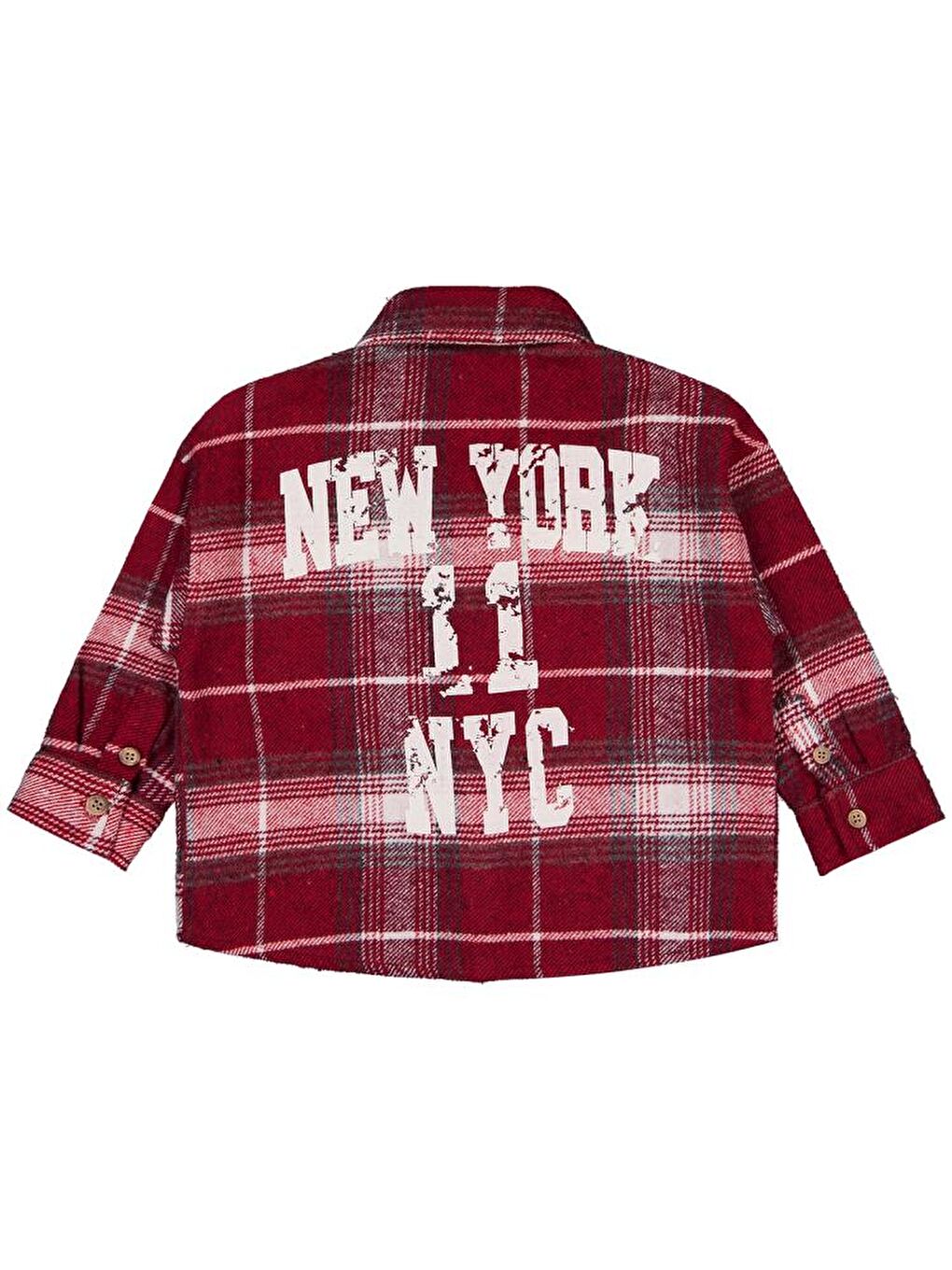 Boys New York Baskılı 2-5 Yaş Gömlek - Kırmızı 4-5 Yaş-1
