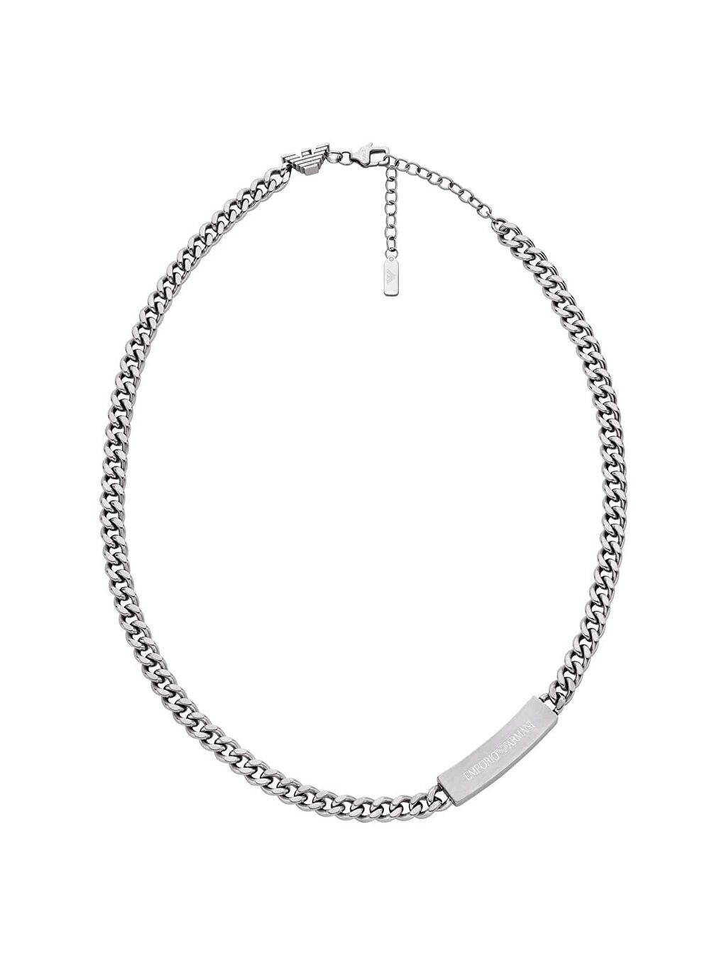 Gri AJEGS3303-040 Erkek Kolye-1