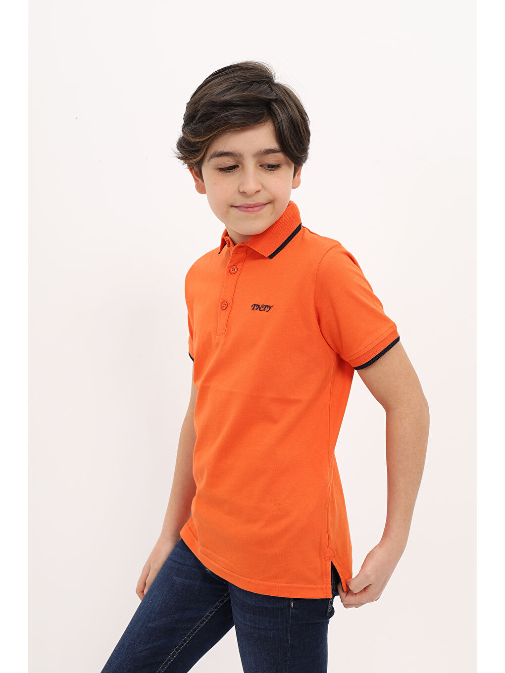 Turuncu Erkek Çocuk Tişört-2