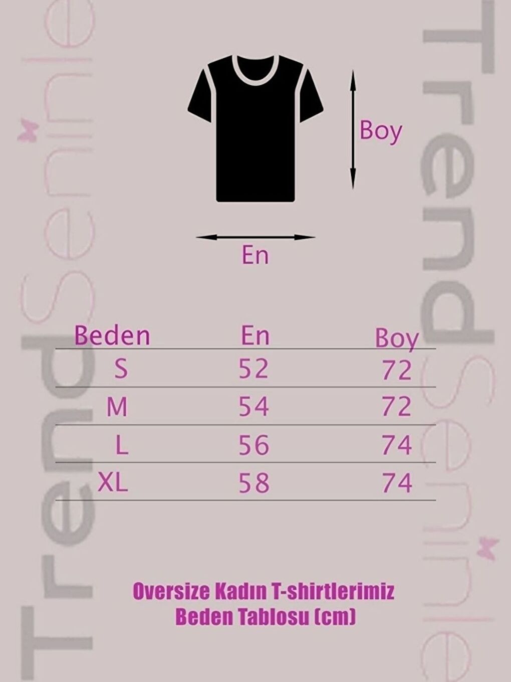 Karışık Kadın 3Lü Set Dikey Kelebekler Baskılı Oversize Tişört-5