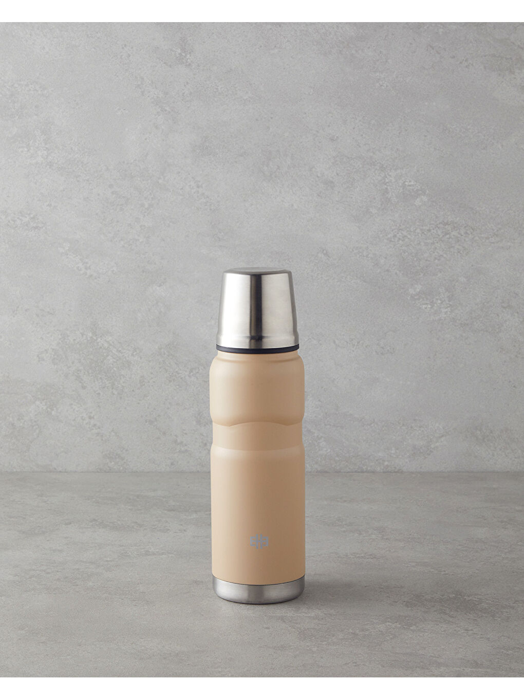 Kahverengi Good Mood HeatLock Çelik Bardaklı Termos 500 ml Sütlü Kahve