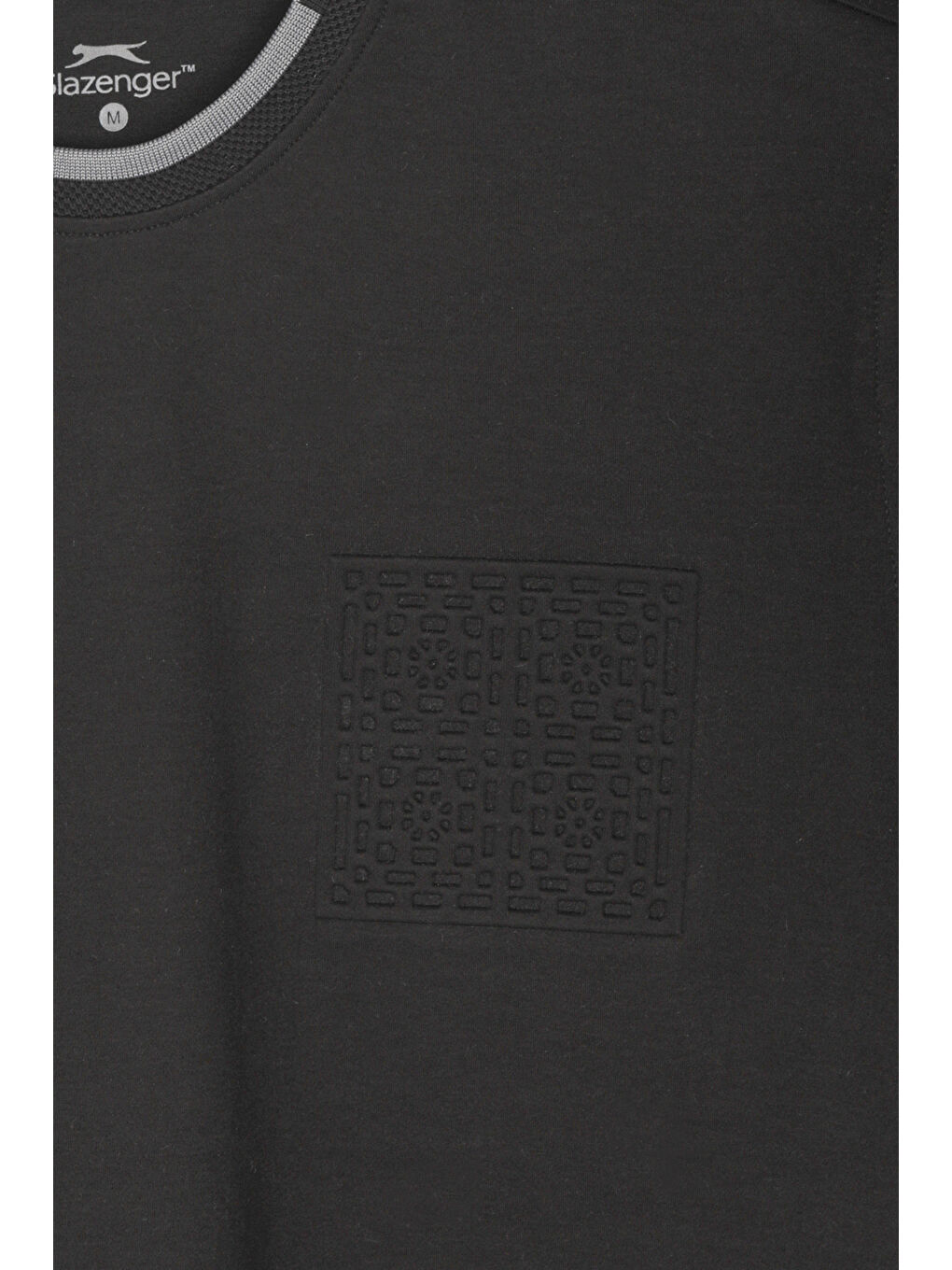 ZAVIER Erkek Pamuklu Siyah Tişört-1