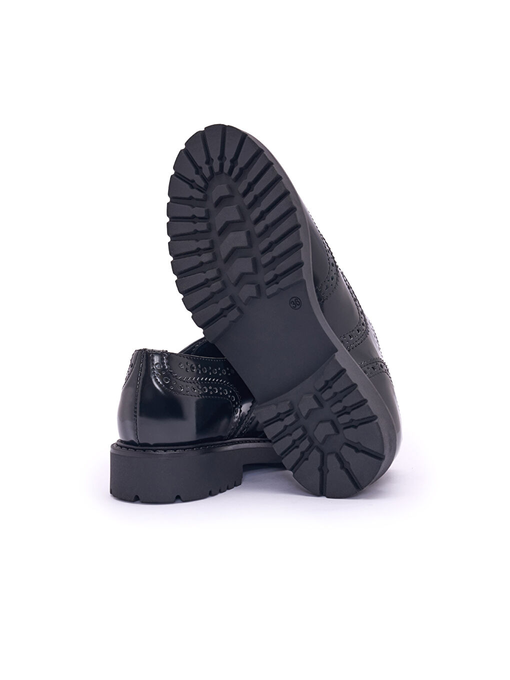 Siyah Kadın Klasik Ayakkabı 745838DM 838DM ABRASIVATO-4