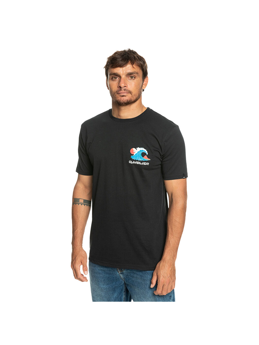 Oceanbed Erkek Siyah Tişört-1