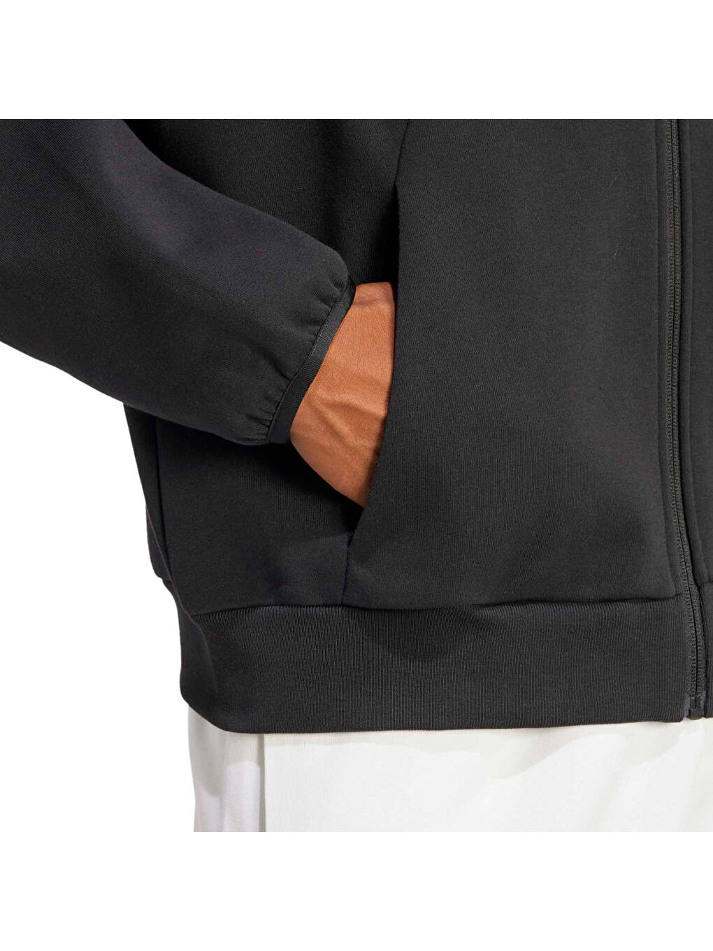 Future Icons Small Logo Erkek Siyah Kapüşonlu Ceket-2