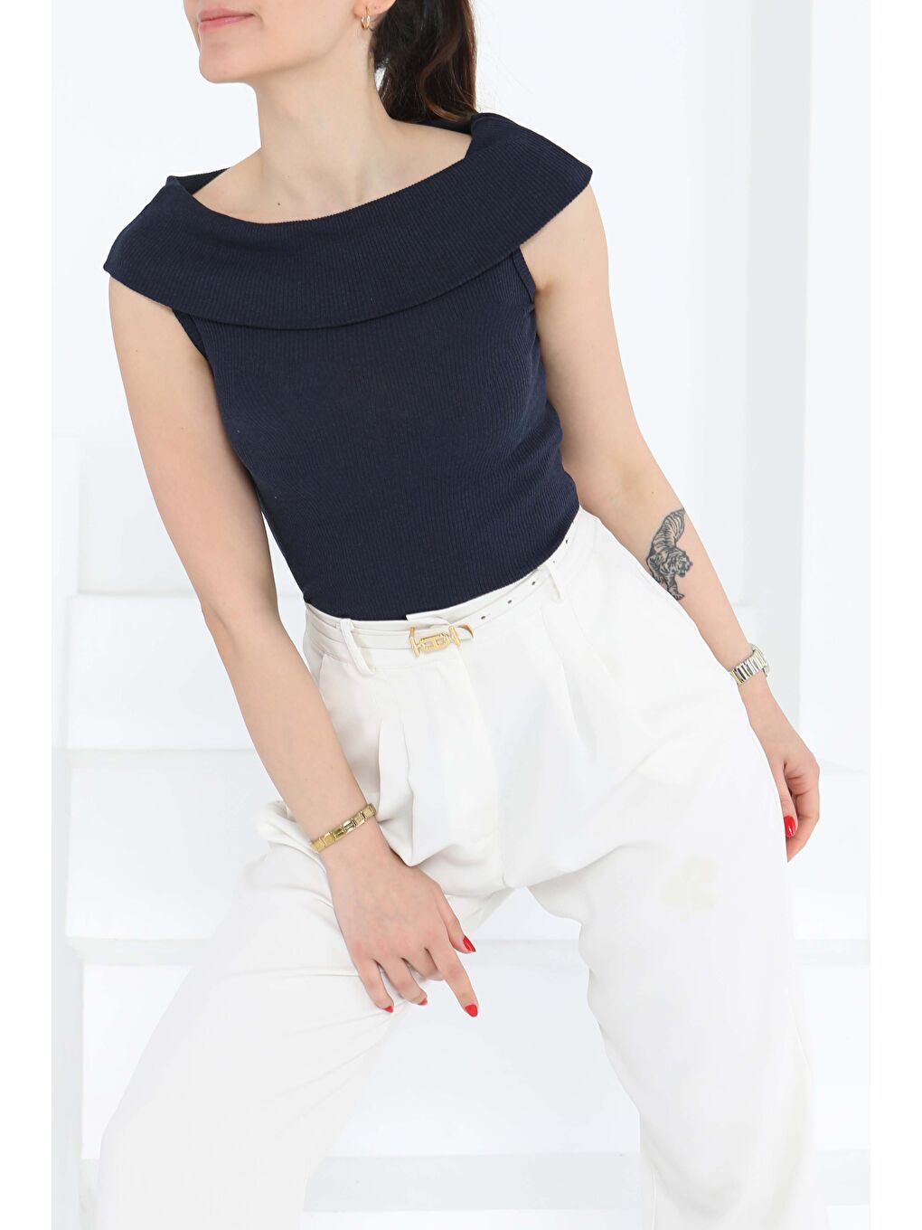 Madonna Yaka Bady Lacivert - 27138-1