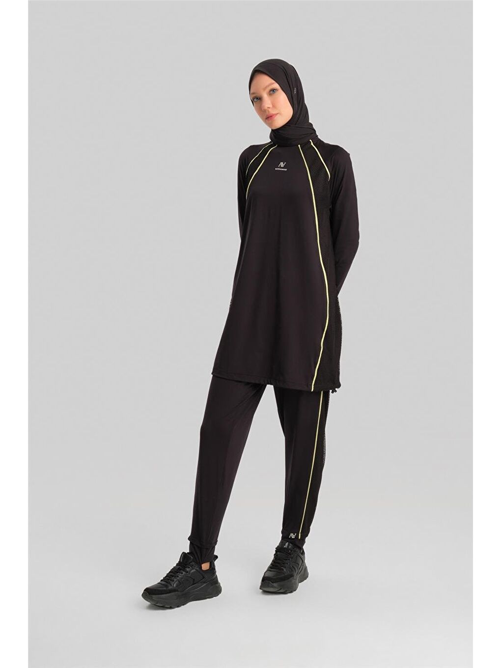 ARMİNE Bilek Bantlı Beli Lastikli Pantolon 23K2516 Siyah