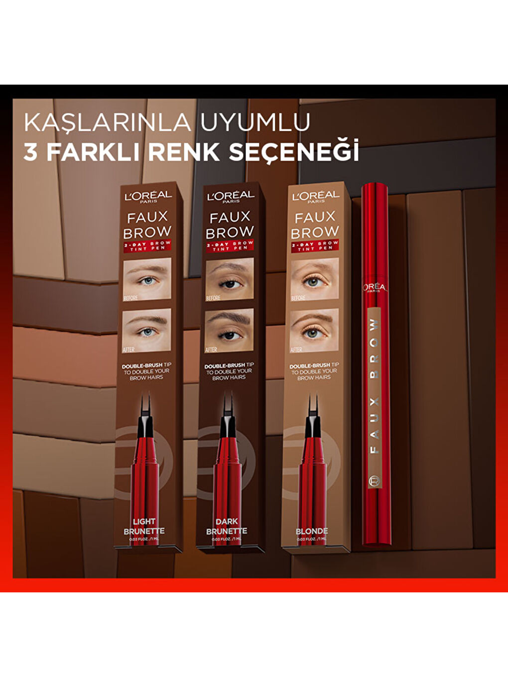 L'Oréal Paris Infaillible Faux Brow Ultra İnce Uçlu Kaş Kalemi - Light Brunette-5
