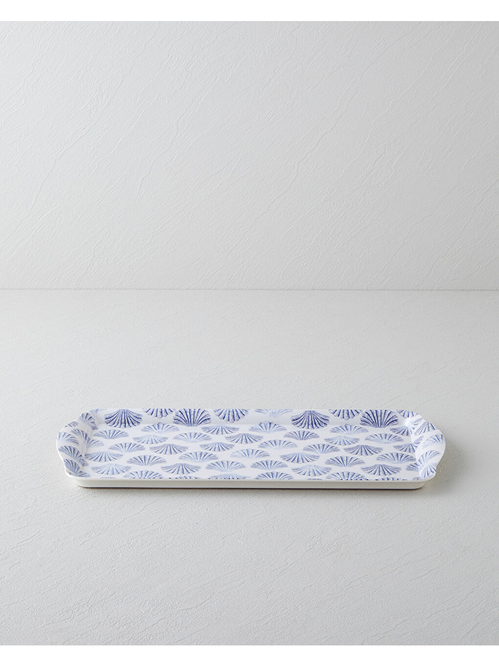 Seabreeze Melamin Tepsi 37x18 cm Mavi - Yeşil-1