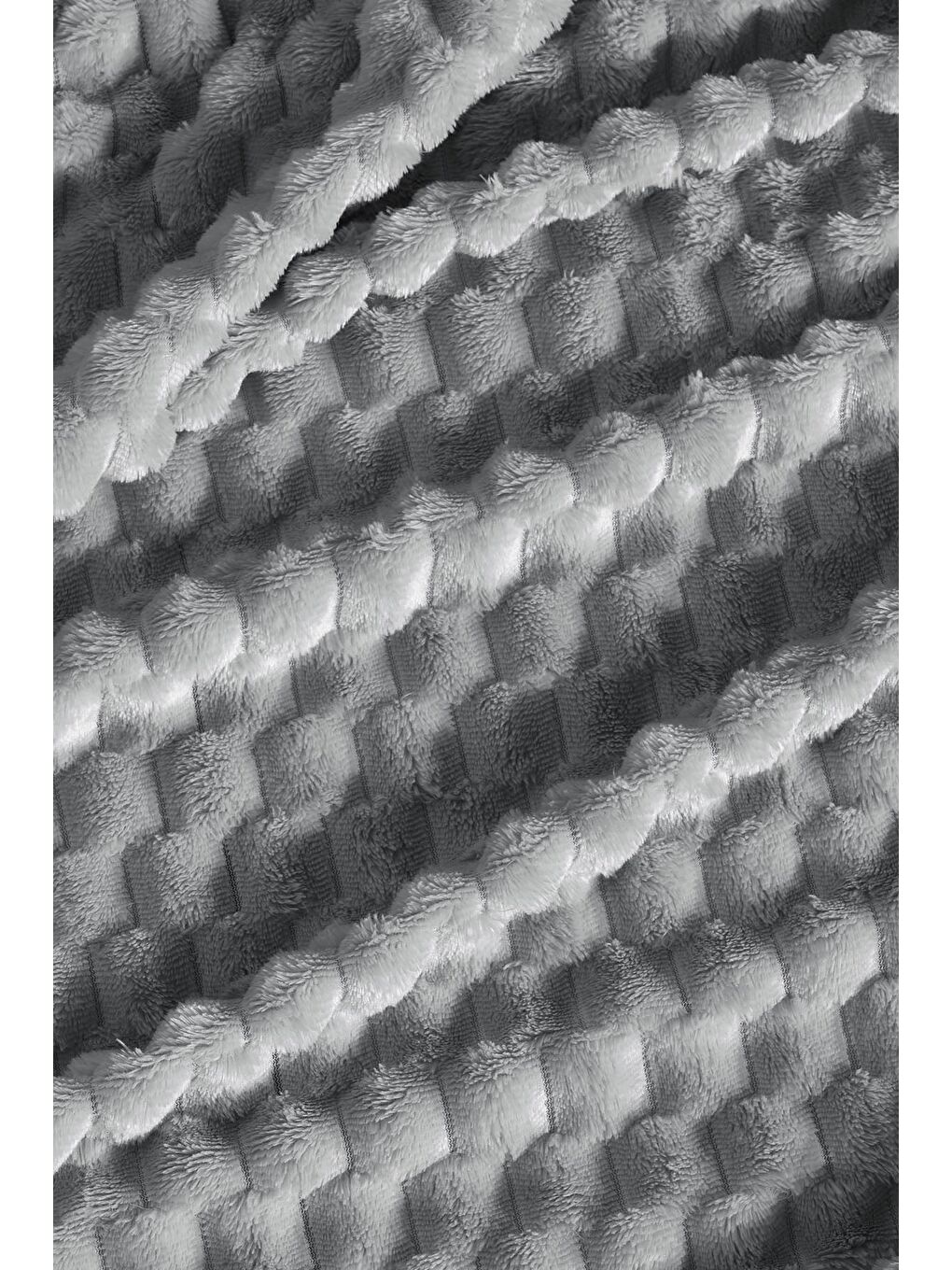 Elart Gri Star Çift Kişilik Battaniye 180x220 cm - 3