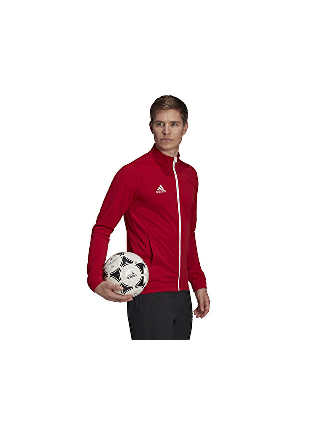 Ent22 Tk Jkt Erkek Futbol Antrenman Ceketi H57537 Kırmızı-2