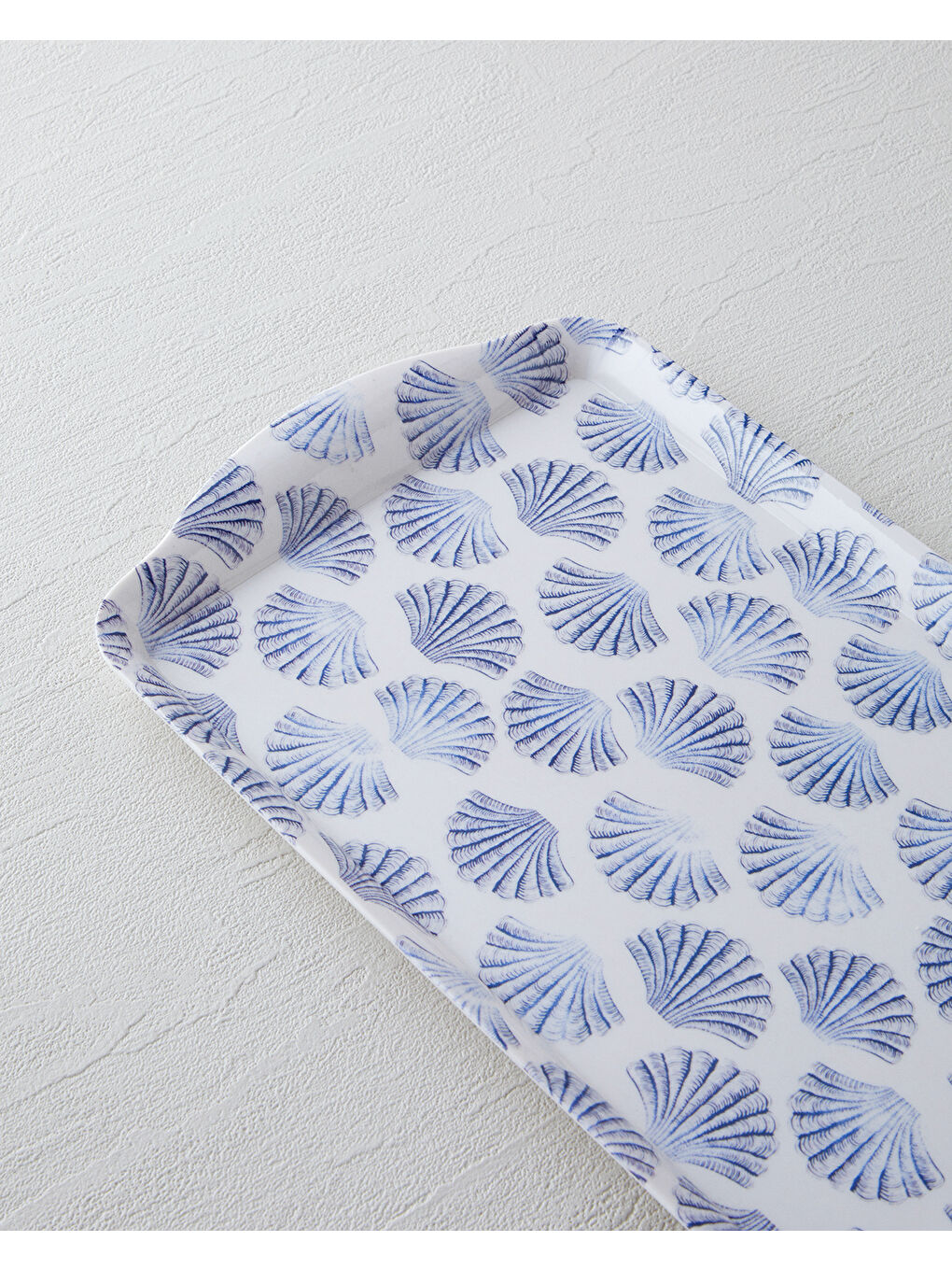 Seabreeze Melamin Tepsi 37x18 cm Mavi - Yeşil-2