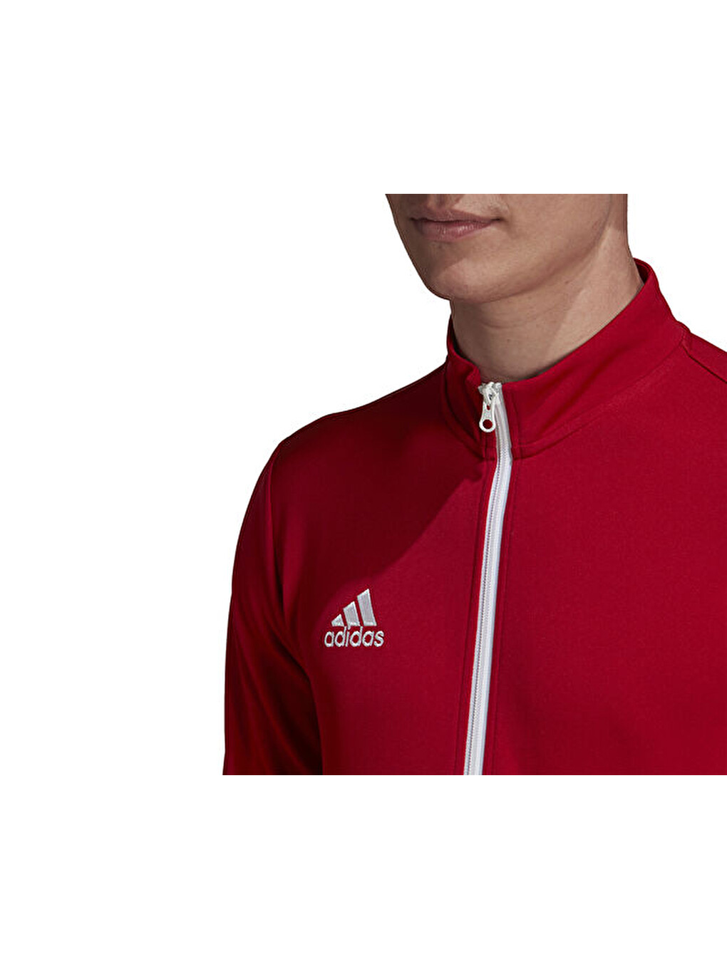Ent22 Tk Jkt Erkek Futbol Antrenman Ceketi H57537 Kırmızı-3
