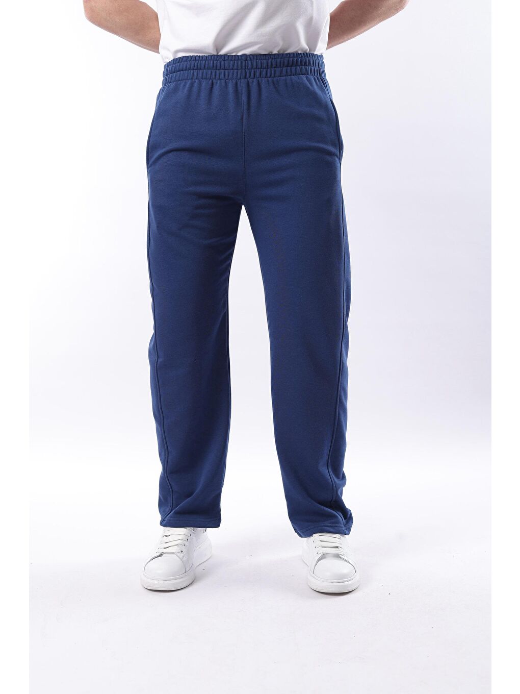 Lacivert Rahat Kesim Erkek Eşofman Altı E6560-3