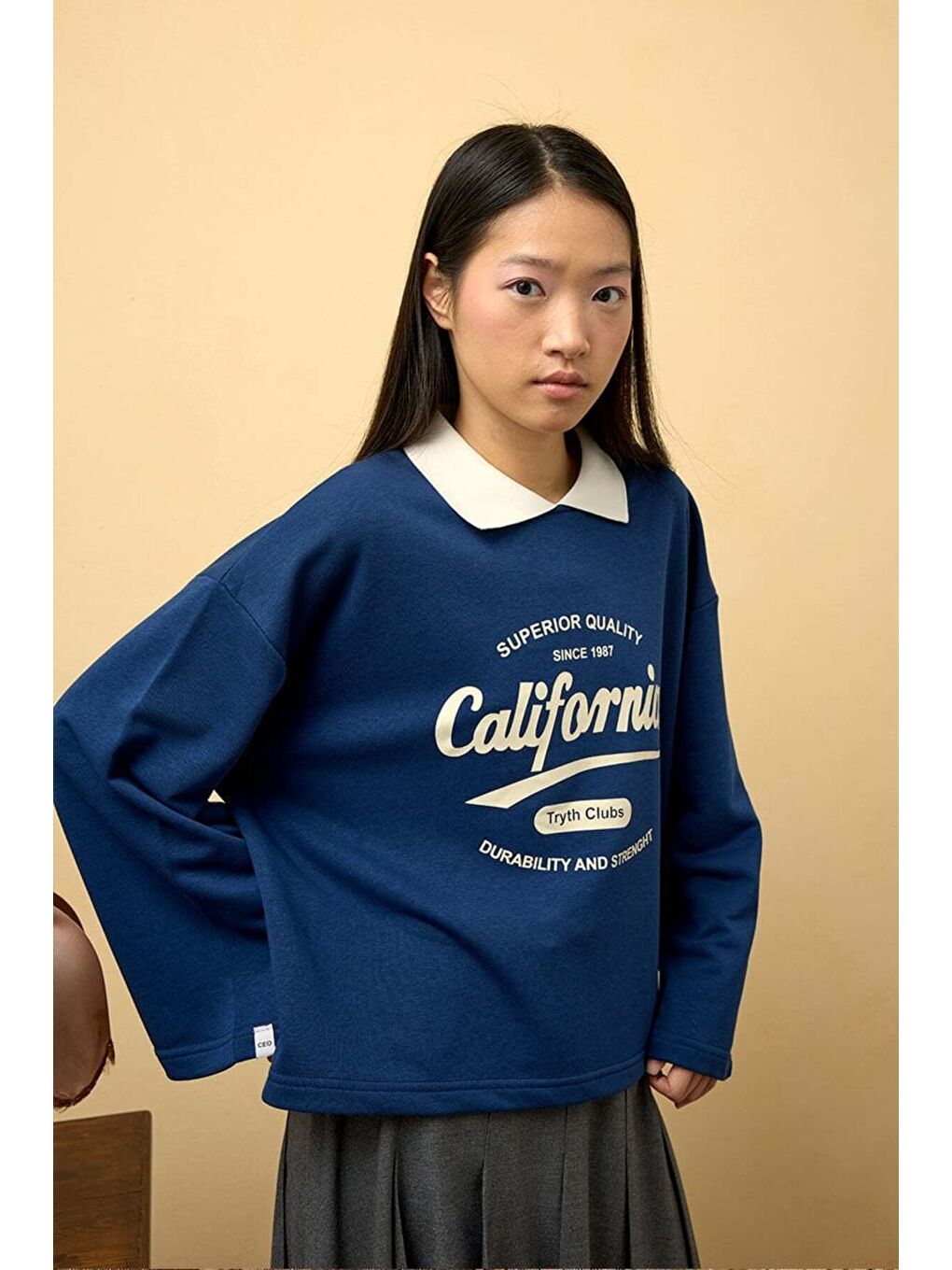 İndigo California Baskılı 3 İp