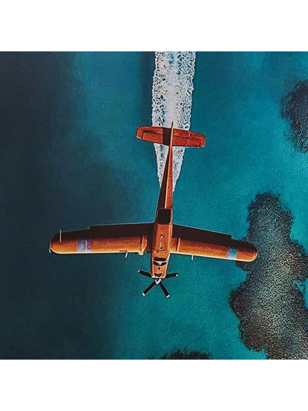 Deco Plain Tablo - Mavi - 40x60 cm-2