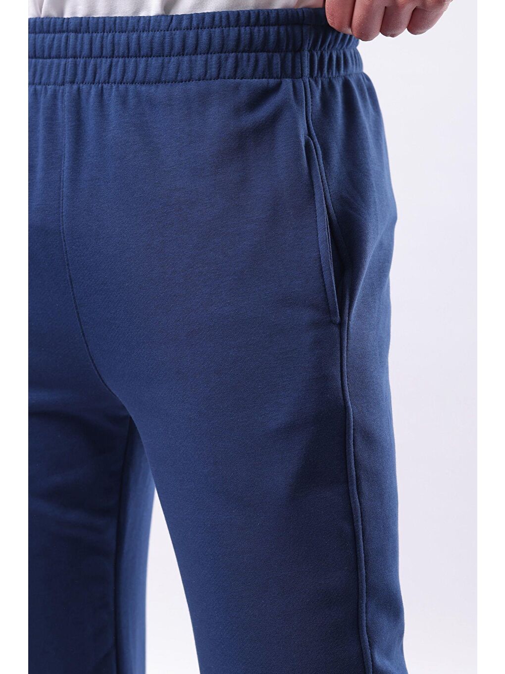 Lacivert Rahat Kesim Erkek Eşofman Altı E6560-8