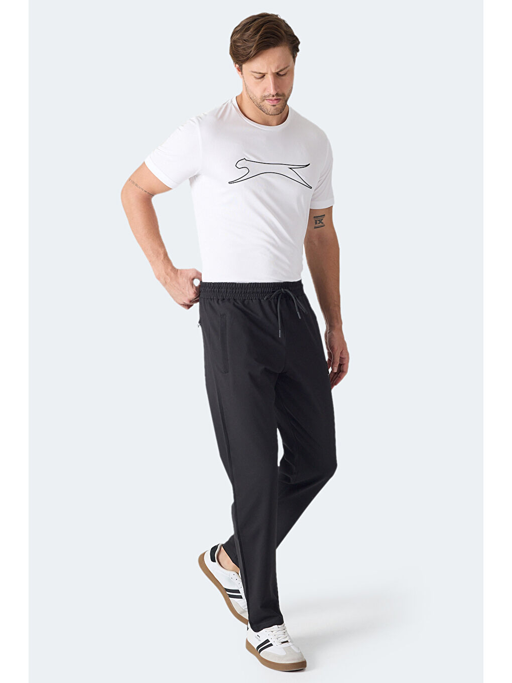 Siyah IMPRINT 2 Lİ SET Erkek Eşofman Altı-7